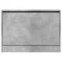 Engineered wood shoe cabinet in concrete gray, 80x21x57 cm by , Shoe racks and shoe organizers - Ref: Foro24-839913, Price: 5...