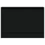 Engineered wood black shoerack 80x21x57 cm by , Shoe racks and shoe organizers - Ref: Foro24-839911, Price: 71,92 €, Discount: %