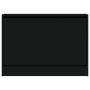Zapatero de madera de ingeniería negro 80x21x57 cm de , Zapateros y organizadores de calzado - Ref: Foro24-839911, Precio: 69...