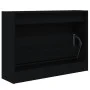 Engineered wood black shoerack 80x21x57 cm by , Shoe racks and shoe organizers - Ref: Foro24-839911, Price: 71,92 €, Discount: %