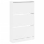 Weißes Holzwerkstoff Zapatero 80x21x125,5 cm von , Schuhregale und Schuhorganisatoren - Ref: Foro24-839924, Preis: 128,34 €, ...