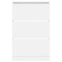 Weißes Holzwerkstoff Zapatero 80x21x125,5 cm von , Schuhregale und Schuhorganisatoren - Ref: Foro24-839924, Preis: 128,34 €, ...