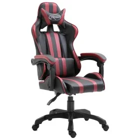 Gaming-Stuhl aus Kunstleder in der Farbe Rotwein von vidaXL, Gaming-Stühle - Ref: Foro24-20215, Preis: 151,31 €, Rabatt: %