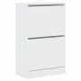 Engineered wood white shoe rack 60x34x96.5 cm by , Shoe racks and shoe organizers - Ref: Foro24-839945, Price: 73,33 €, Disco...