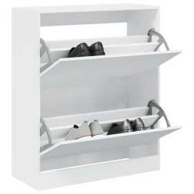 Holzwerkstoff Zapatero weiß 80x34x96,5 cm von , Schuhregale und Schuhorganisatoren - Ref: Foro24-839966, Preis: 101,04 €, Rab...