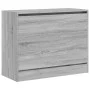 Engineered wood gray Sonoma shoerack 80x34x63 cm by , Shoe racks and shoe organizers - Ref: Foro24-839964, Price: 71,81 €, Di...