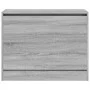 Engineered wood gray Sonoma shoerack 80x34x63 cm by , Shoe racks and shoe organizers - Ref: Foro24-839964, Price: 71,81 €, Di...