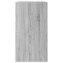 Engineered wood gray Sonoma shoerack 80x34x63 cm by , Shoe racks and shoe organizers - Ref: Foro24-839964, Price: 71,81 €, Di...