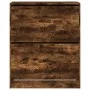 Engineered wood smoked oak shoemaker 80x34x96.5 cm by , Shoe racks and shoe organizers - Ref: Foro24-839970, Price: 100,56 €,...