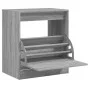 Engineered wood shoe rack in Sonoma grey, 60x42x69 cm. by , Shoe racks and shoe organizers - Ref: Foro24-839985, Price: 59,64...