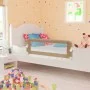 Child bed safety rail taupe polyester 120x42 cm by vidaXL, Safety railings - Ref: Foro24-10174, Price: 31,47 €, Discount: %