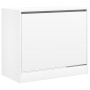 Engineered wood white shoerack 80x42x69 cm by , Shoe racks and shoe organizers - Ref: Foro24-840001, Price: 58,54 €, Discount: %