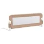 Child bed safety rail taupe polyester 120x42 cm by vidaXL, Safety railings - Ref: Foro24-10174, Price: 31,47 €, Discount: %