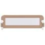 Child bed safety rail taupe polyester 120x42 cm by vidaXL, Safety railings - Ref: Foro24-10174, Price: 31,47 €, Discount: %