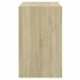 Engineered wood shoe rack in Sonoma oak, 80x42x69 cm. by , Shoe racks and shoe organizers - Ref: Foro24-840003, Price: 64,09 ...
