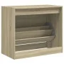 Engineered wood shoe rack in Sonoma oak, 80x42x69 cm. by , Shoe racks and shoe organizers - Ref: Foro24-840003, Price: 64,09 ...