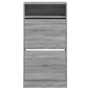 Sonoma graues Holzwerkstoff Zapatero 60x34x116 cm von , Schuhregale und Schuhorganisatoren - Ref: Foro24-840020, Preis: 92,48...