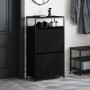 Holzwerkstoff Zapatero schwarz 60x34x112 cm von , Schuhregale und Schuhorganisatoren - Ref: Foro24-840029, Preis: 98,98 €, Ra...
