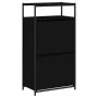 Zapatero de madera de ingeniería negro 60x34x112 cm de , Zapateros y organizadores de calzado - Ref: Foro24-840029, Precio: 9...