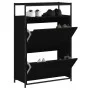 Holzwerkstoff Zapatero schwarz 75x34x112 cm von , Schuhregale und Schuhorganisatoren - Ref: Foro24-840034, Preis: 106,88 €, R...