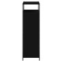 Engineered wood black shoemaker 75x34x112 cm by , Shoe racks and shoe organizers - Ref: Foro24-840034, Price: 108,62 €, Disco...