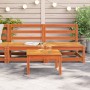 Sofás jardín sin reposabrazos 2 uds madera marrón 70x70x67 cm by , Modular outdoor sofas - Ref: Foro24-837925, Price: 105,84 ...