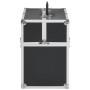 Estuche de maquillaje aluminio negro 38x23x34 cm de vidaXL, Neceseres - Ref: Foro24-91833, Precio: 52,41 €, Descuento: %