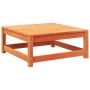 Gartensofa ohne Armlehnen mit Fußhocker aus braunem Kiefernholz von , Modulare Sofas für den Außenbereich - Ref: Foro24-83796...