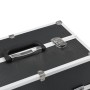 Estuche de maquillaje aluminio negro 38x23x34 cm de vidaXL, Neceseres - Ref: Foro24-91833, Precio: 52,41 €, Descuento: %