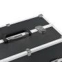 Estuche de maquillaje aluminio negro 38x23x34 cm de vidaXL, Neceseres - Ref: Foro24-91833, Precio: 51,40 €, Descuento: %