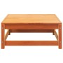 Gartensofa ohne Armlehnen mit Fußhocker aus braunem Kiefernholz von , Modulare Sofas für den Außenbereich - Ref: Foro24-83796...