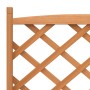 Jardinera con enrejado de madera maciza de abeto marrón de , Maceteros y jardineras - Ref: Foro24-365488, Precio: 91,02 €, De...