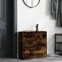 Ingenieurholzschuhmacher aus geräucherter Eiche 60x21x57 cm von , Schuhregale und Schuhorganisatoren - Ref: Foro24-839886, Pr...