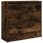 Zapatero de madera de ingeniería roble ahumado 60x21x57 cm by , Shoe racks and shoe organizers - Ref: Foro24-839886, Price: 4...