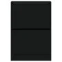 Zapatero de madera de ingeniería negro 60x21x87,5 cm by , Shoe racks and shoe organizers - Ref: Foro24-839890, Price: 80,95 €...