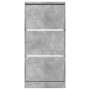 Zapatero de madera de ingeniería gris hormigón 60x21x125,5 cm by , Shoe racks and shoe organizers - Ref: Foro24-839899, Price...