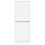 Zapatero de madera de ingeniería blanco 60x21x163,5 cm by , Shoe racks and shoe organizers - Ref: Foro24-839903, Price: 124,7...