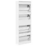Zapatero de madera de ingeniería blanco 60x21x163,5 cm by , Shoe racks and shoe organizers - Ref: Foro24-839903, Price: 124,7...