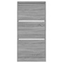 Zapatero de madera de ingeniería gris Sonoma 60x21x125,5 cm by , Shoe racks and shoe organizers - Ref: Foro24-839901, Price: ...