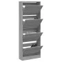 Ingenieurholzschuhregal in Sonoma-Grau 60x21x163,5 cm von , Schuhregale und Schuhorganisatoren - Ref: Foro24-839908, Preis: 1...