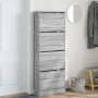 Ingenieurholzschuhregal in Sonoma-Grau 60x21x163,5 cm von , Schuhregale und Schuhorganisatoren - Ref: Foro24-839908, Preis: 1...