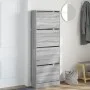 Ingenieurholzschuhregal in Sonoma-Grau 60x21x163,5 cm von , Schuhregale und Schuhorganisatoren - Ref: Foro24-839908, Preis: 1...