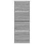 Ingenieurholzschuhregal in Sonoma-Grau 60x21x163,5 cm von , Schuhregale und Schuhorganisatoren - Ref: Foro24-839908, Preis: 1...