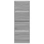 Ingenieurholzschuhregal in Sonoma-Grau 60x21x163,5 cm von , Schuhregale und Schuhorganisatoren - Ref: Foro24-839908, Preis: 1...
