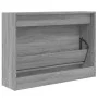Ingenieurholzschuhregal in Sonoma-Grau 80x21x57 cm von , Schuhregale und Schuhorganisatoren - Ref: Foro24-839915, Preis: 56,0...