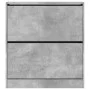 Zapatero de madera de ingeniería gris hormigón 80x21x87,5 cm de , Zapateros y organizadores de calzado - Ref: Foro24-839920, ...
