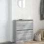 Ingenieurholzschuhregal in Sonoma-Grau 80x21x87,5 cm von , Schuhregale und Schuhorganisatoren - Ref: Foro24-839922, Preis: 82...