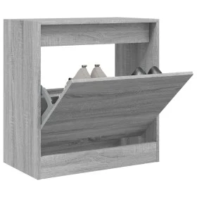 Ingenieurholzschuhregal in Sonoma-Grau 60x34x63,5 cm von , Schuhregale und Schuhorganisatoren - Ref: Foro24-839943, Preis: 61...