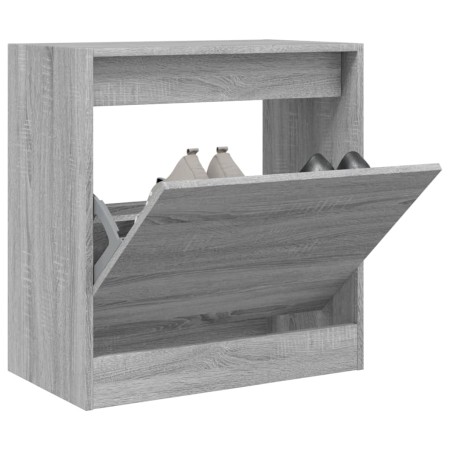 Ingenieurholzschuhregal in Sonoma-Grau 60x34x63,5 cm von , Schuhregale und Schuhorganisatoren - Ref: Foro24-839943, Preis: 62...