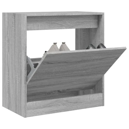 Ingenieurholzschuhregal in Sonoma-Grau 60x34x63,5 cm von , Schuhregale und Schuhorganisatoren - Ref: Foro24-839943, Preis: 61...